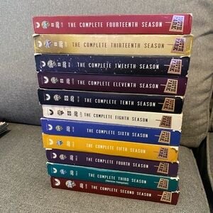 South Park complete seasons DVD sets- Seasons 2-6, 8 , 10-14  only